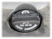 The oil filler cap.